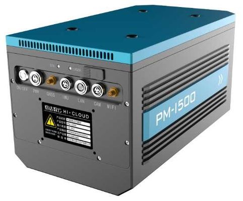 4.4 کیلوگرم سیستم LiDAR موبایل با دقت بالا PM-1500 PRR100-2000kHz