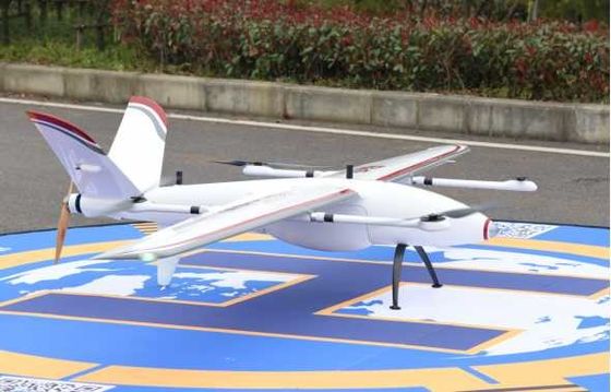 30 کیلومتر شعاع کنترلی VTOL پهپاد بال ثابت FengHu برخاست عمودی پهپاد بال ثابت