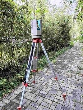 اسکنر لیزری دوربرد 500 متری HS500i 5mm@40m دقت برای نظارت بر تغییر شکل