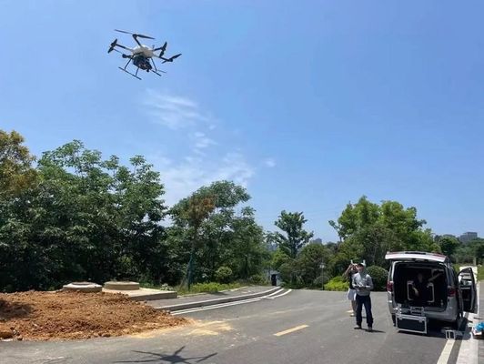 پهپاد هوابرد اضطراری نقشه برداری LiDAR سیستم اسکن لیدار PM-1500 برد 1500 متر