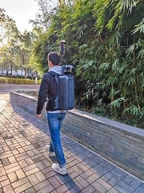 برد 120 متری HiSLAM LiDAR برای نقشه برداری یکپارچه در بالای فضای زیرزمینی