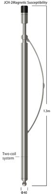 10-10000×10-4 SI ابزار ثبت دو سیم پیچ حساسیت مغناطیسی با وضوح 5% F.S
